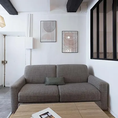 公寓 Charme Du Suquet - 12mn Du Palais&plage, Cosy, Neuf *